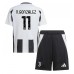 Maillot de foot Juventus Nicolas Gonzalez #11 Domicile vêtements enfant 2024-25 Manches Courtes (+ pantalon court)